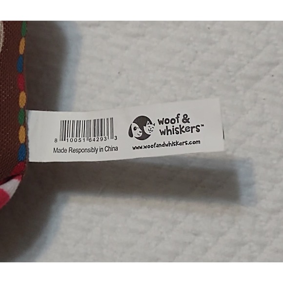 Woof and Whiskers dog squeaky play toy new with tag - Picture 3 of 3
